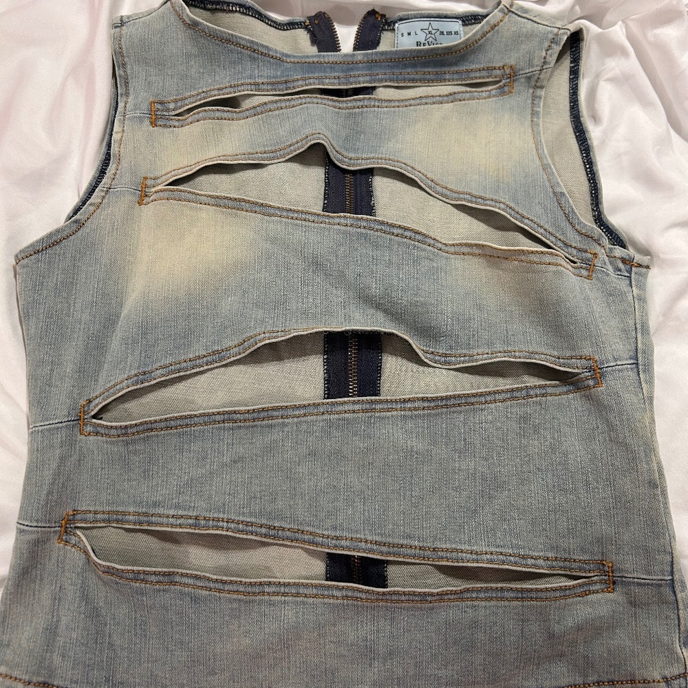 ReVice  Denim Top-Sz XL